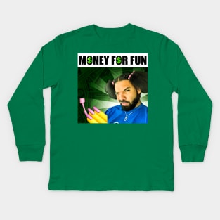 Money For Fun Drake Kids Long Sleeve T-Shirt